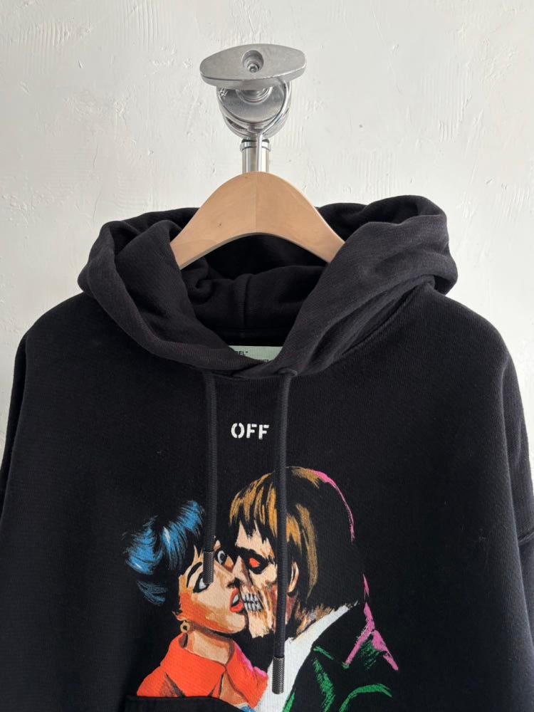 Off White 오프화이트 Kiss 그래픽 백로고 후드 스웻셔츠 4