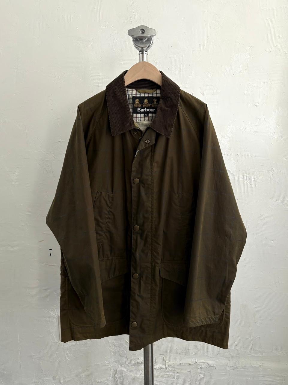 Barbour 바버 비데일 체크 왁스 자켓 2