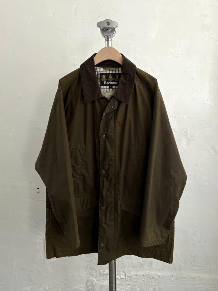 Barbour 바버 비데일 체크 왁스 자켓 3