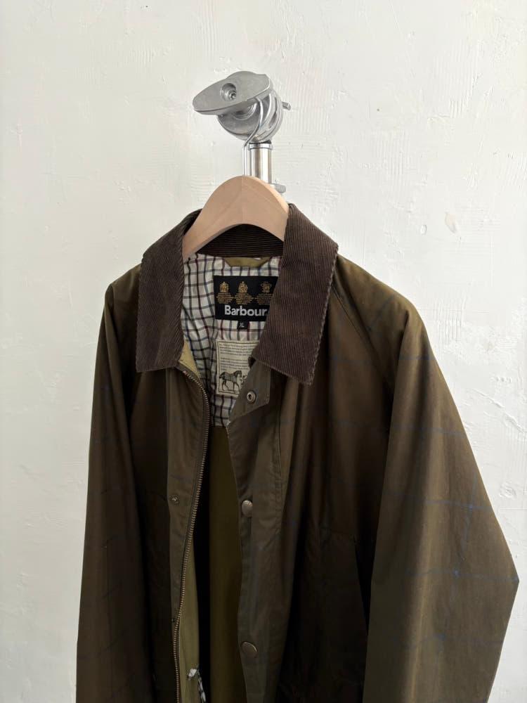 Barbour 바버 비데일 체크 왁스 자켓 8