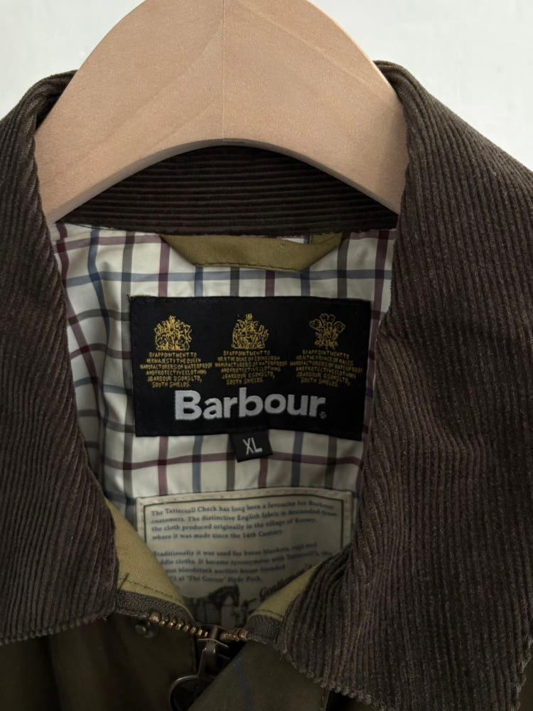 Barbour 바버 비데일 체크 왁스 자켓 5