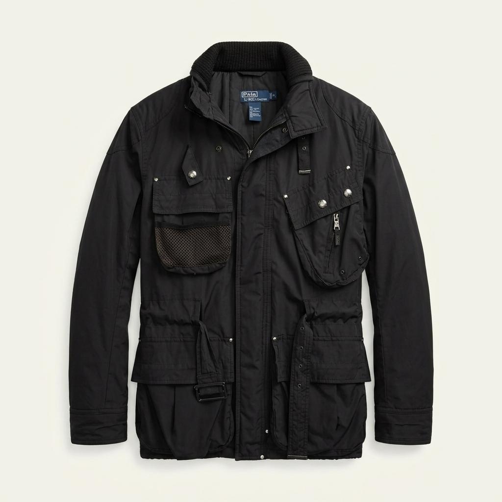 Polo Ralph Lauren 폴로 랄프로렌 블랙 유틸리티 바이커 자켓 1