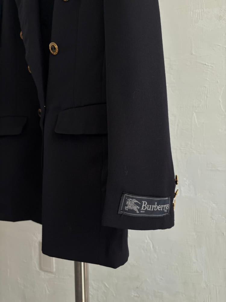 (새상품) Burberry 버버리 파이핑 금장 더블 브레스트 블레이저 자켓 9