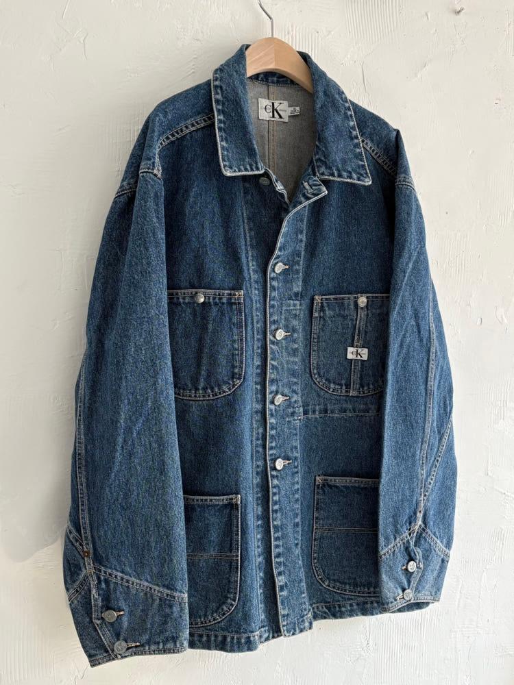 Calvin Klein Jeans 캘빈클라인 90‘s 데님 커버올 자켓 3