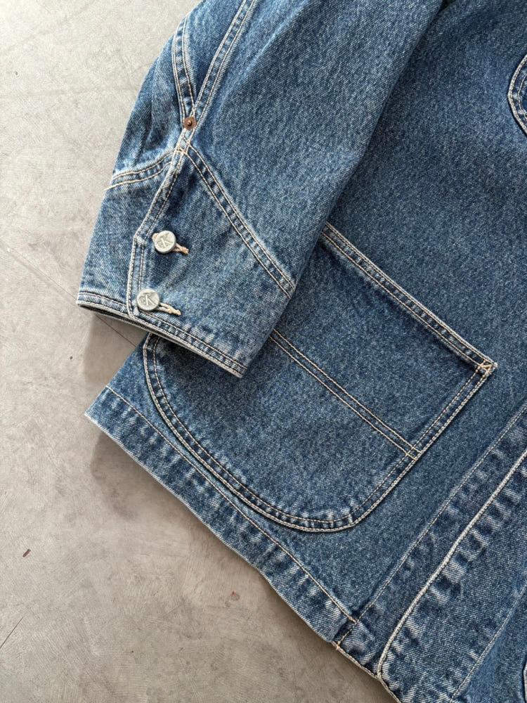 Calvin Klein Jeans 캘빈클라인 90‘s 데님 커버올 자켓 5