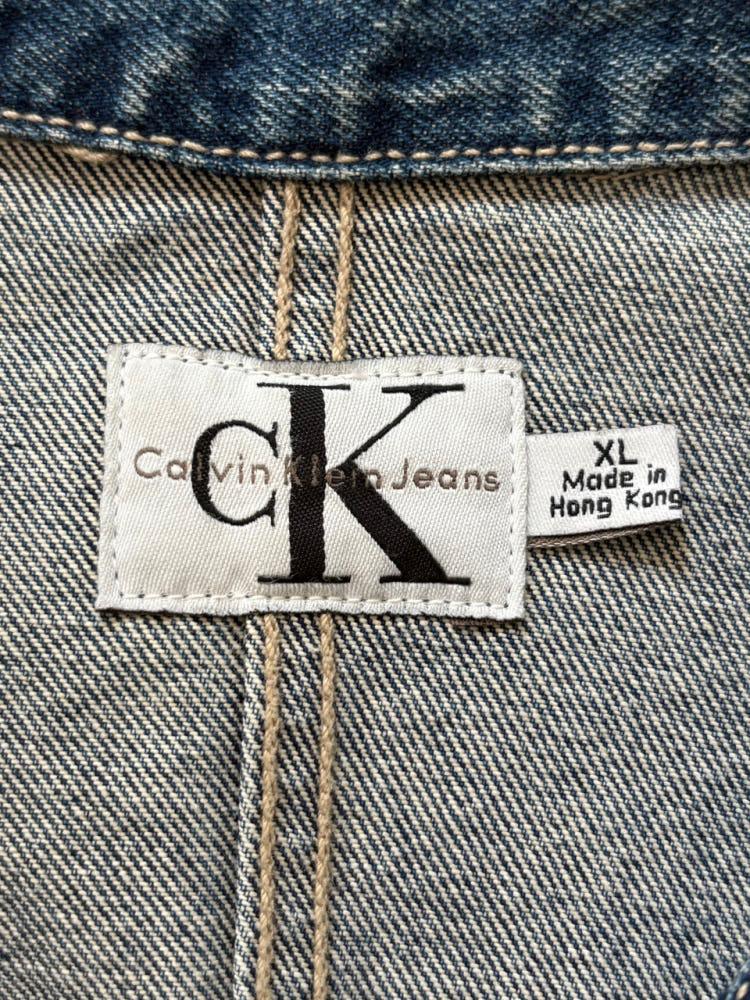 Calvin Klein Jeans 캘빈클라인 90‘s 데님 커버올 자켓 7