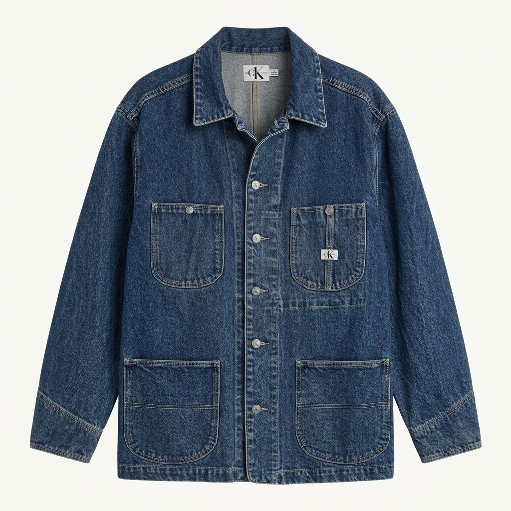 Calvin Klein Jeans 캘빈클라인 90‘s 데님 커버올 자켓 1
