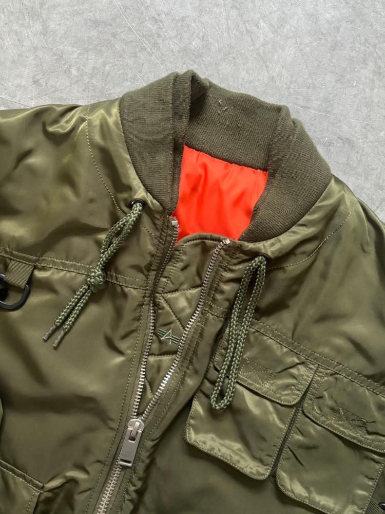 Alpha Industries 알파 인더스트리 MA-1 카키 항공 점퍼 5