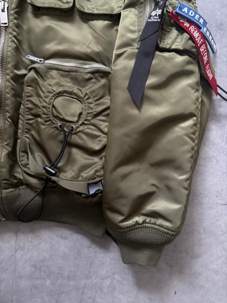 Alpha Industries 알파 인더스트리 MA-1 카키 항공 점퍼 9