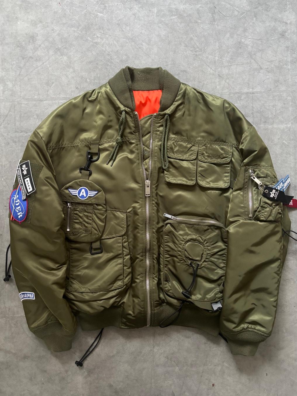 Alpha Industries 알파 인더스트리 MA-1 카키 항공 점퍼 2