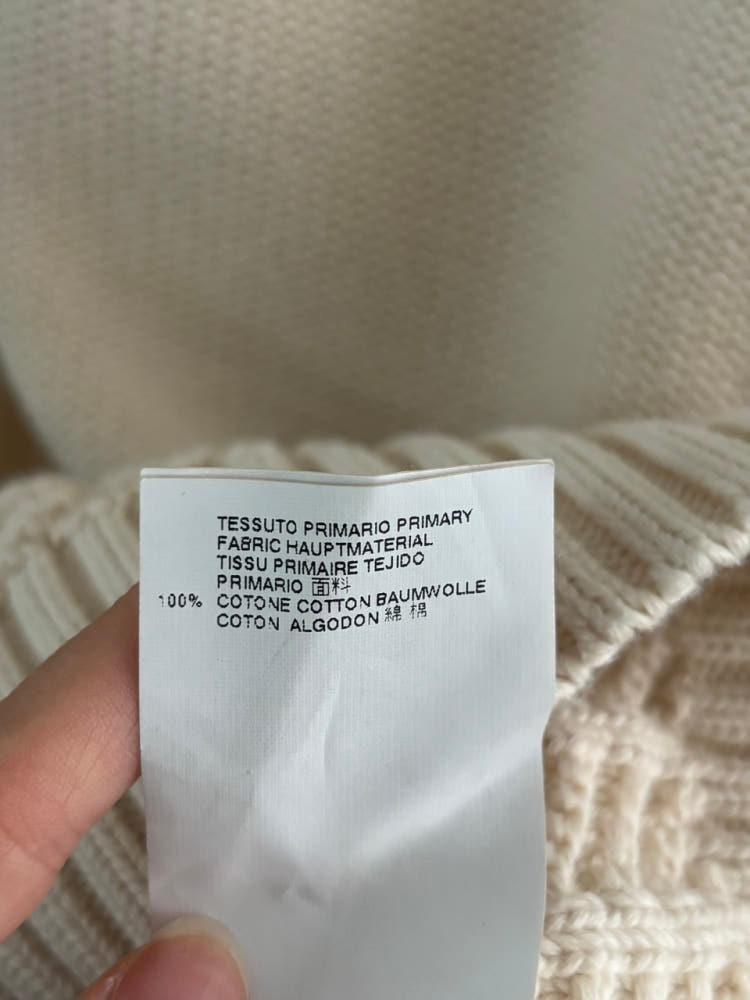 Maison Margiela 마르지엘라 15SS 아이보리 스티치 케이블 니트 10