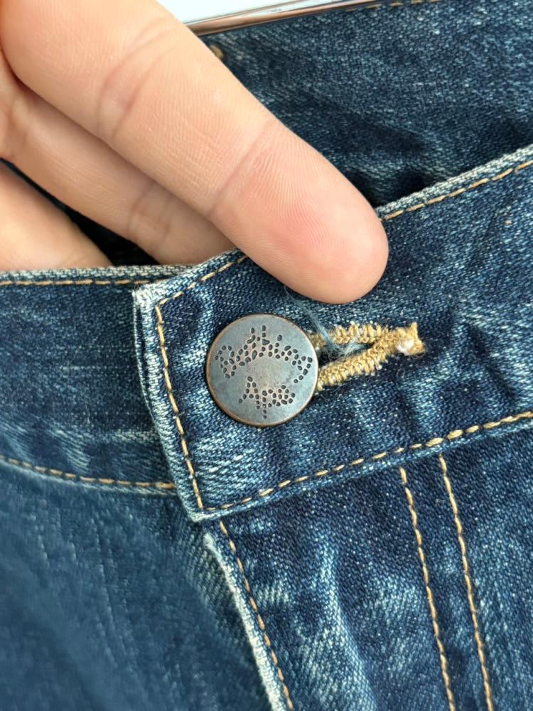 Bape 베이프 데님 와이드 카고 팬츠 4