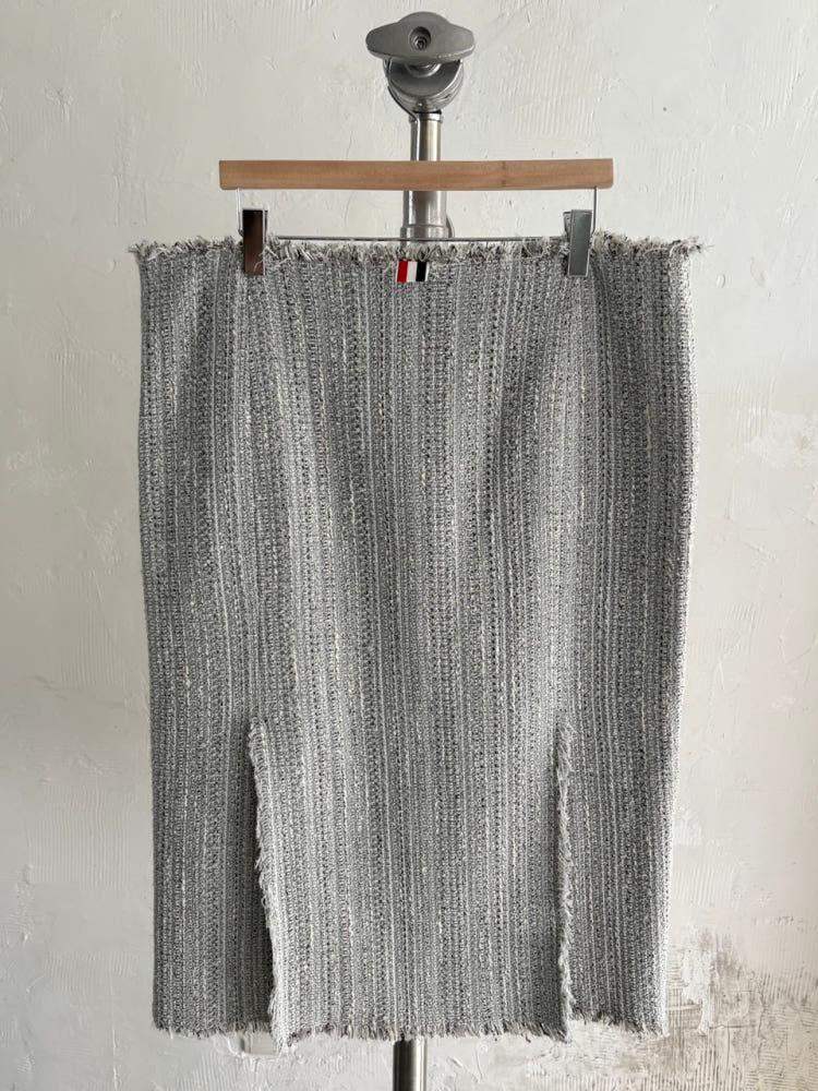 Thom Browne 톰브라운 트위드 미디 스커트 7