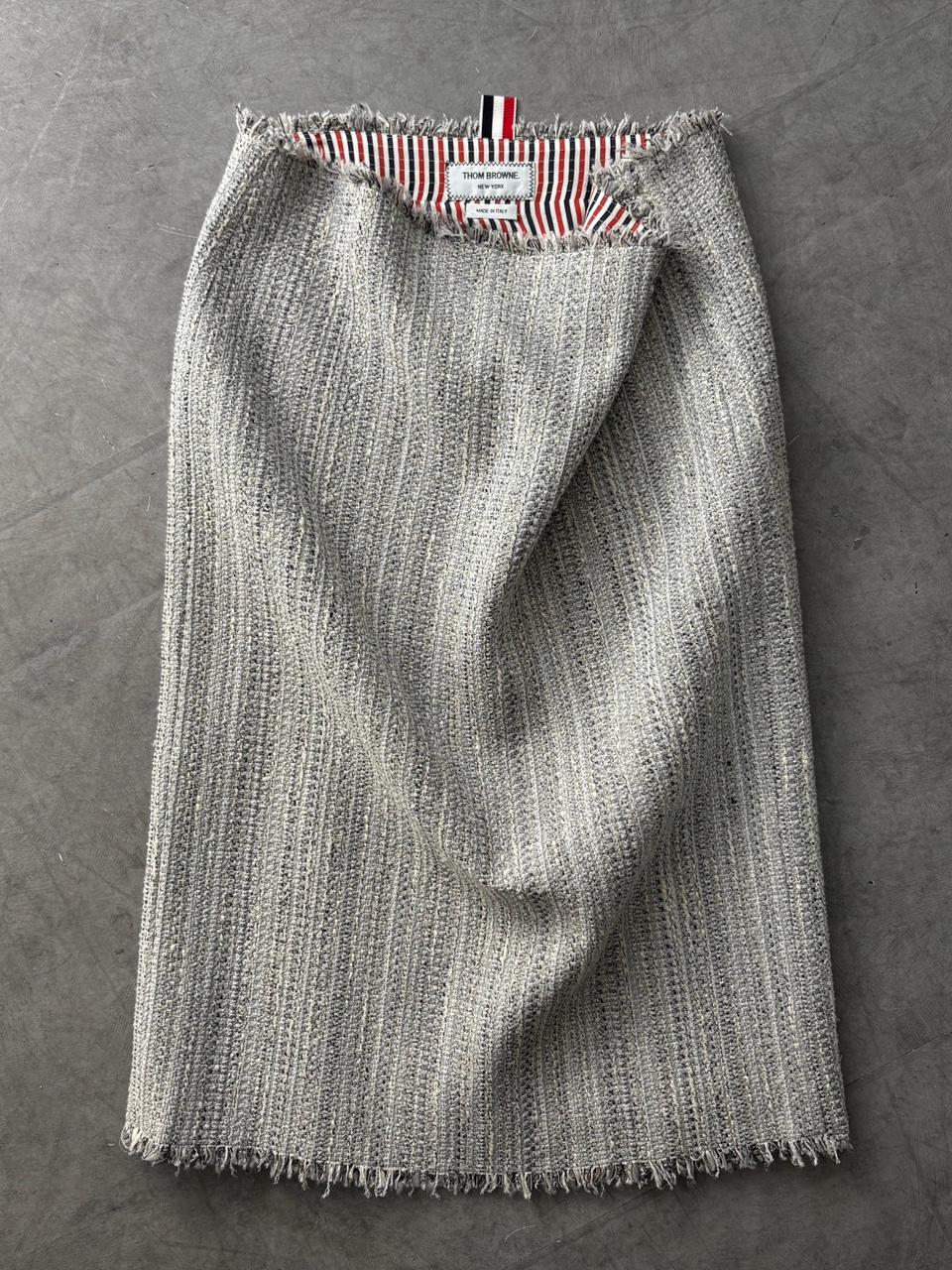 Thom Browne 톰브라운 트위드 미디 스커트 2