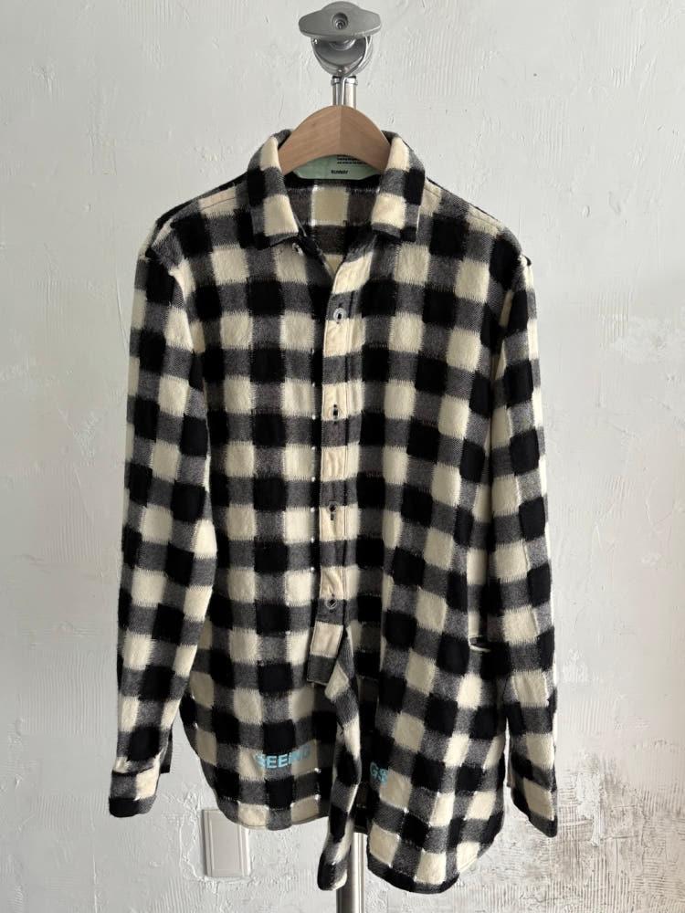 Off-White 오프화이트 17FW 플란넬 체크 셔츠 3