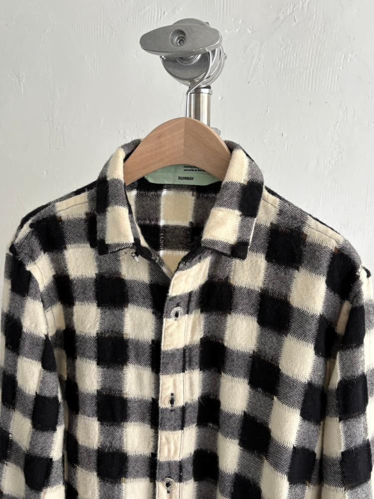 Off-White 오프화이트 17FW 플란넬 체크 셔츠 4