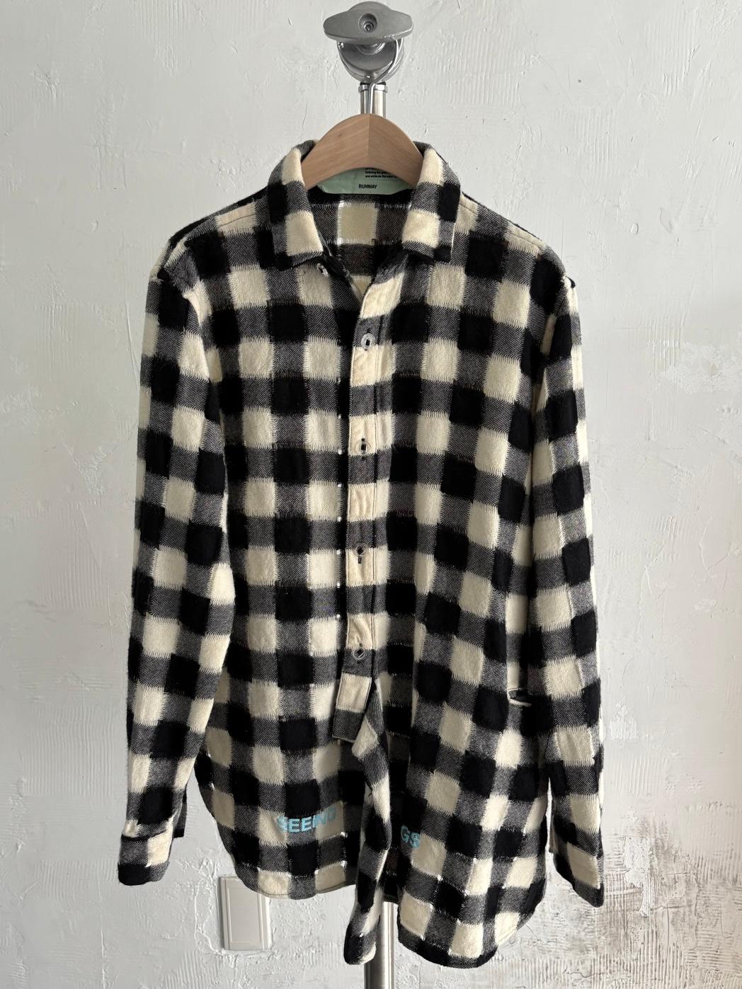Off-White 오프화이트 17FW 플란넬 체크 셔츠 2