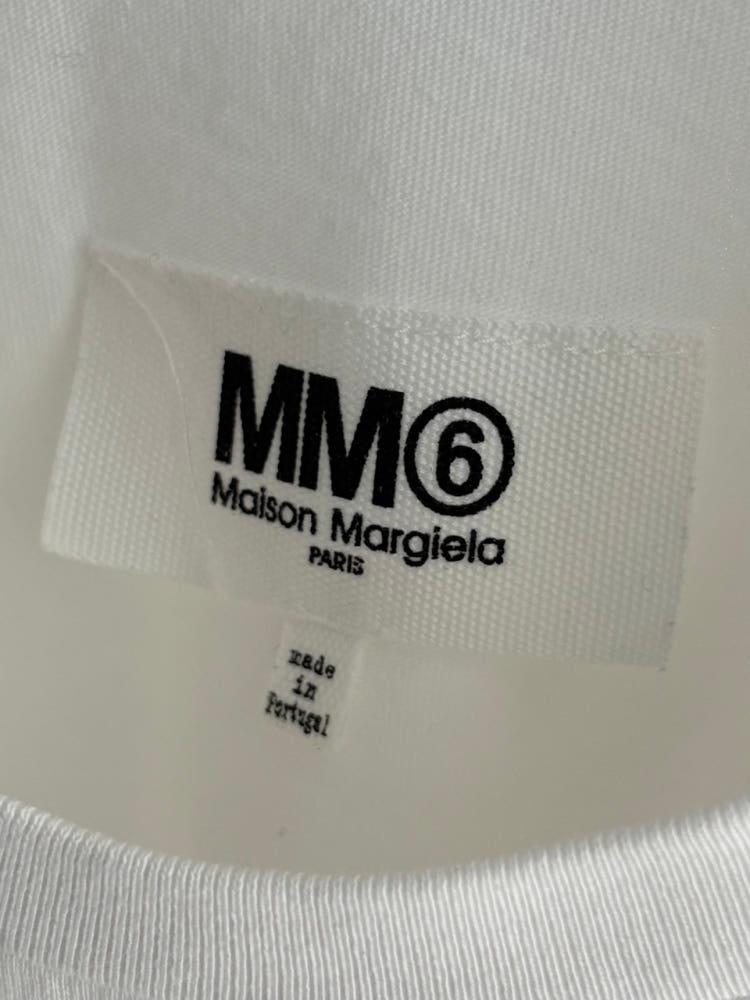 MM6 메종 마르지엘라 화이트 핀턱 디테일 반팔 4