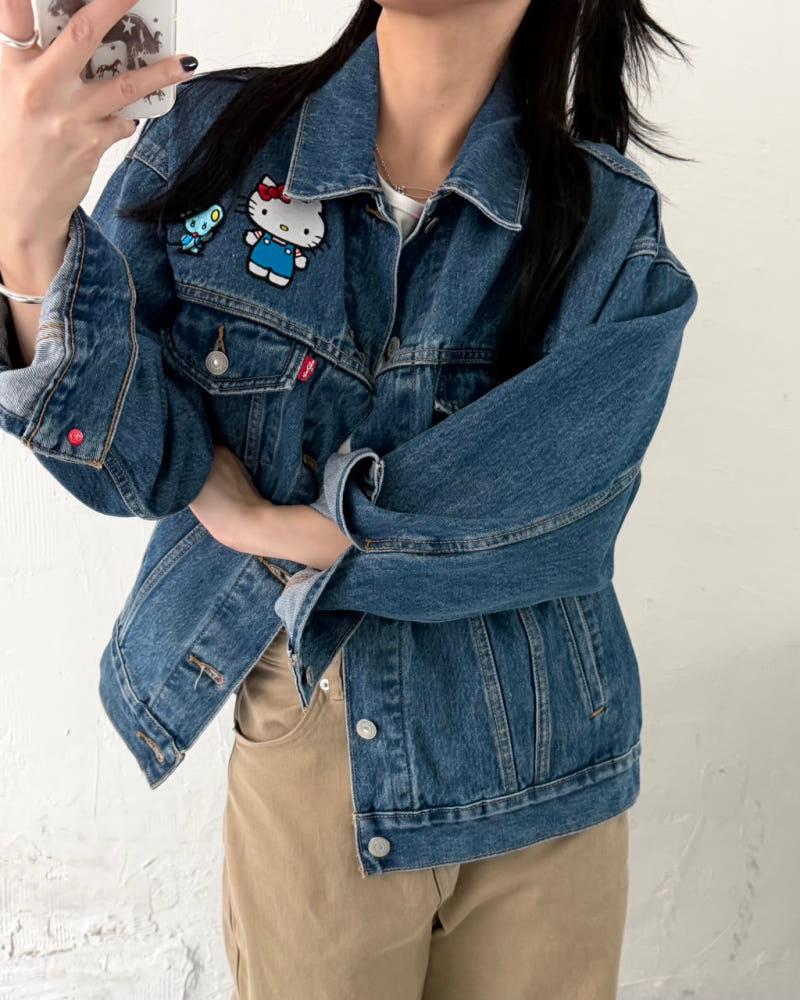 Levi’s 리바이스 x 헬로키티 콜라보 데님 트러커 자켓 3