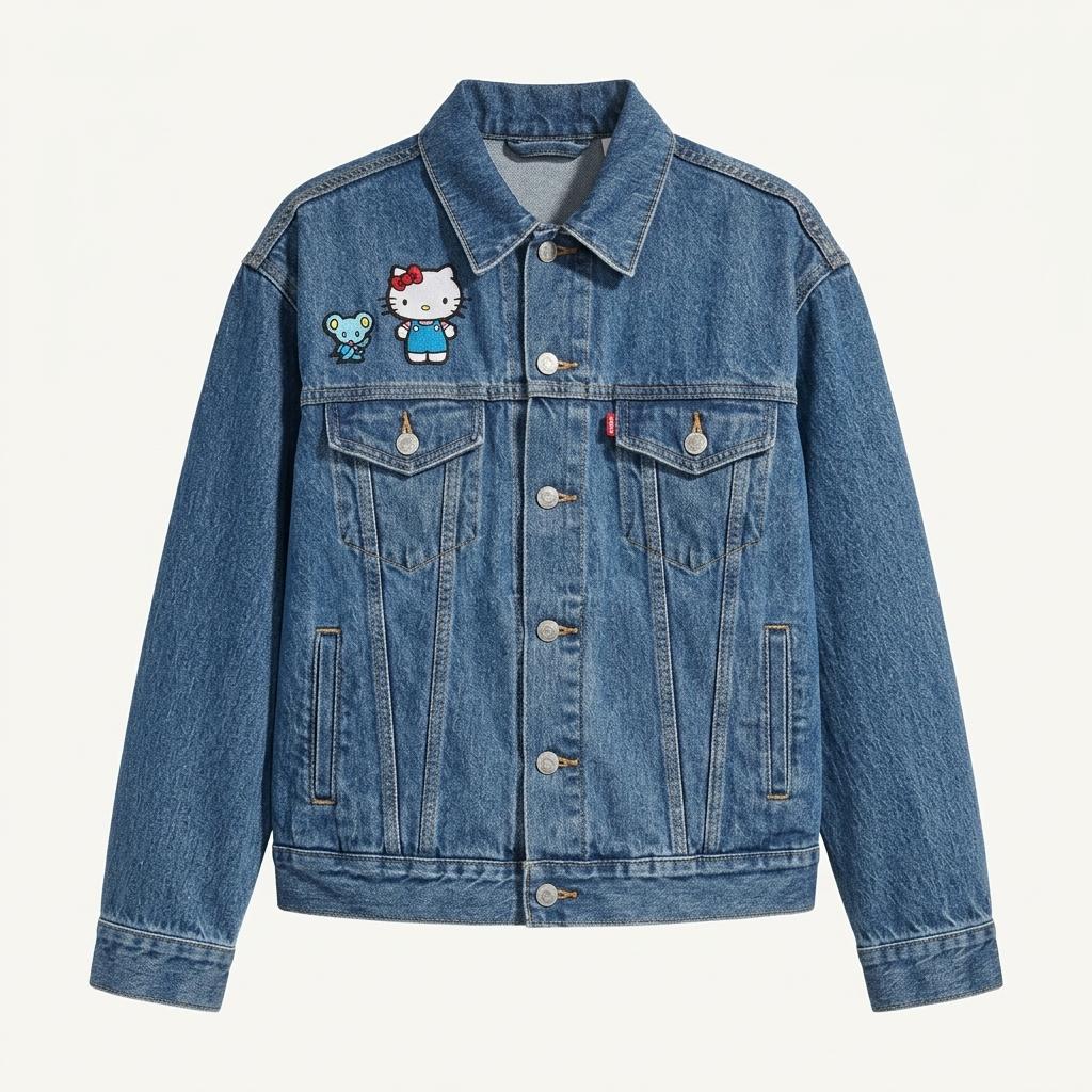 Levi’s 리바이스 x 헬로키티 콜라보 데님 트러커 자켓 1