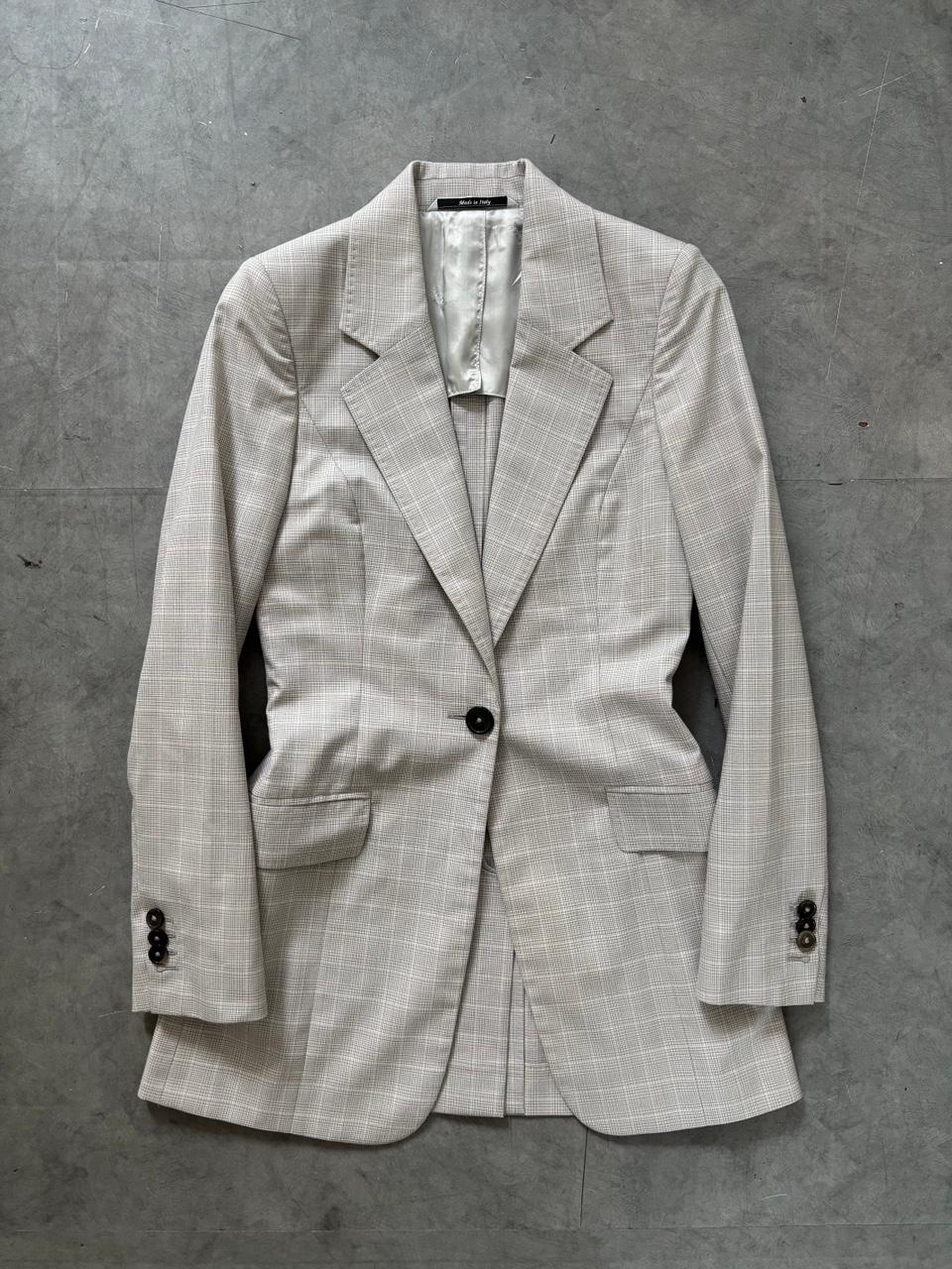 Maison Margiela 메종 마르지엘라 그레이 체크 블레이저 자켓 2