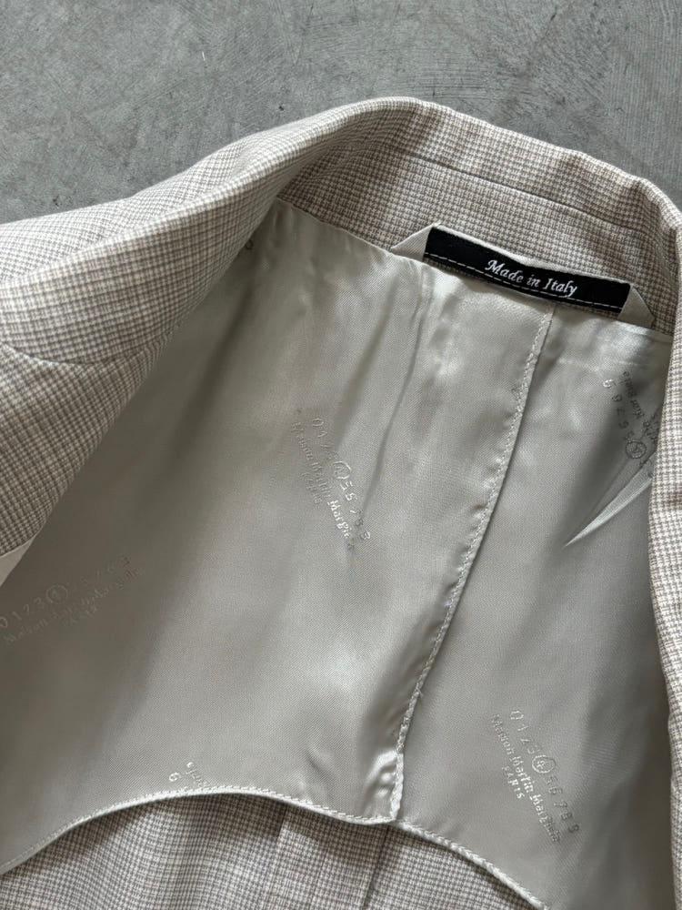 Maison Margiela 메종 마르지엘라 그레이 체크 블레이저 자켓 7