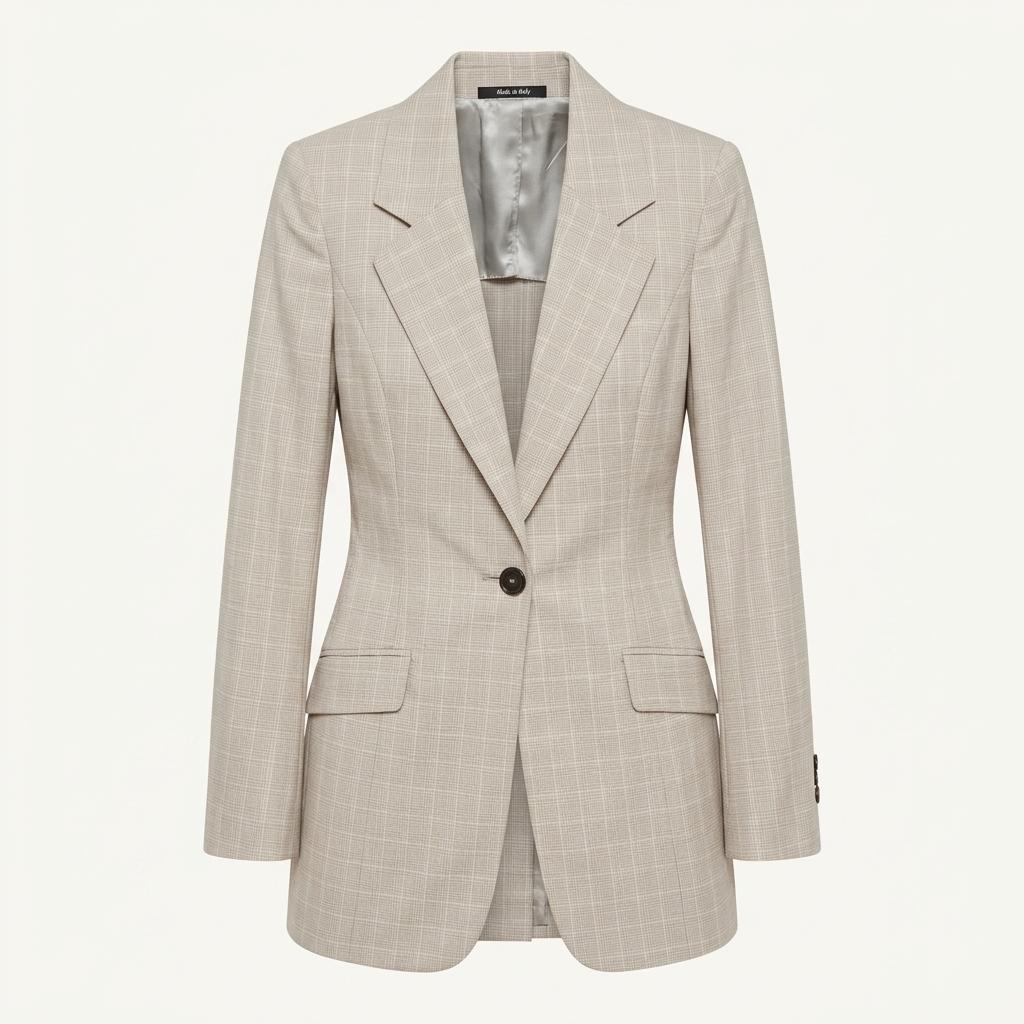 Maison Margiela 메종 마르지엘라 그레이 체크 블레이저 자켓 1