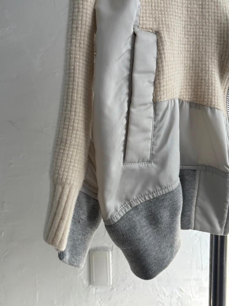 Sacai 사카이 그레이 패널 봄버 자켓 9