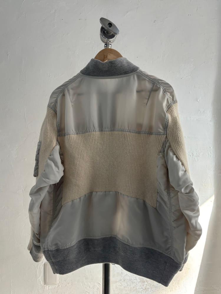 Sacai 사카이 그레이 패널 봄버 자켓 11