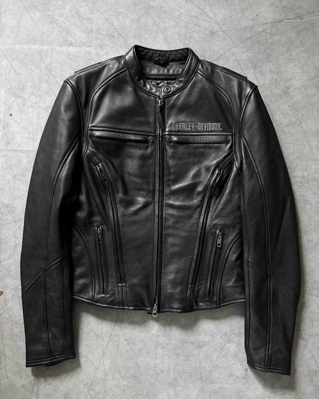 Harley Davidson 할리데이비슨 리얼 레더 레이싱 자켓 2