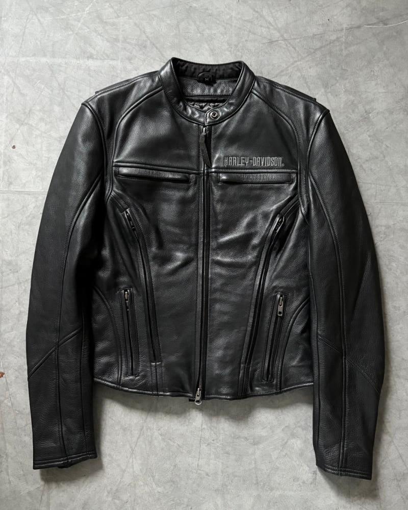 Harley Davidson 할리데이비슨 리얼 레더 레이싱 자켓 3