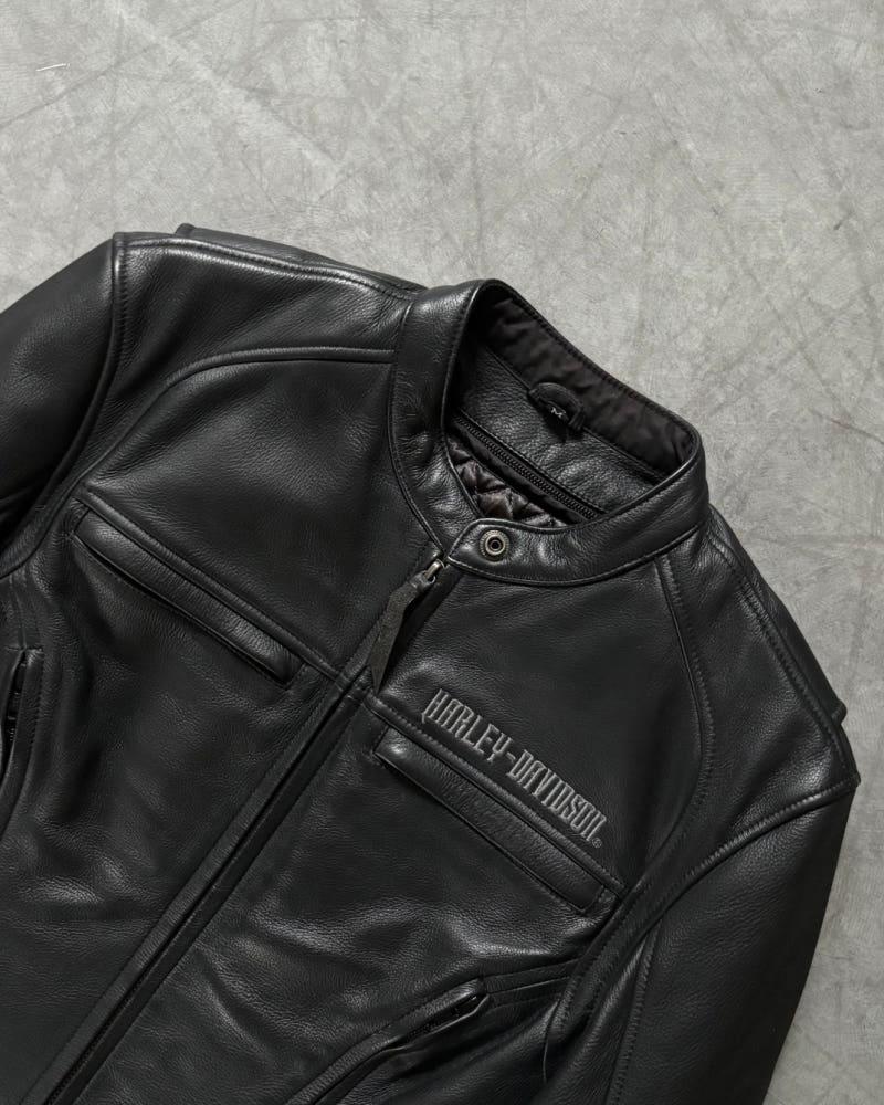 Harley Davidson 할리데이비슨 리얼 레더 레이싱 자켓 4