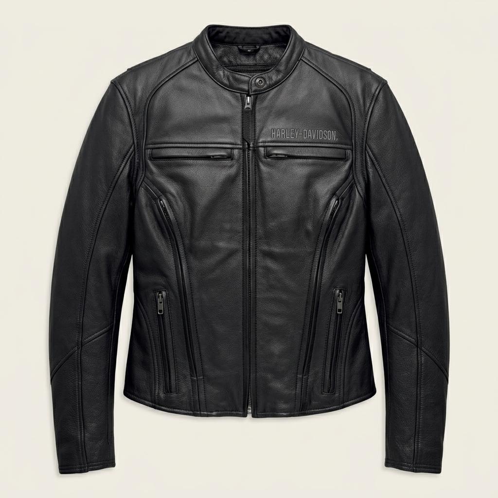 Harley Davidson 할리데이비슨 리얼 레더 레이싱 자켓 1