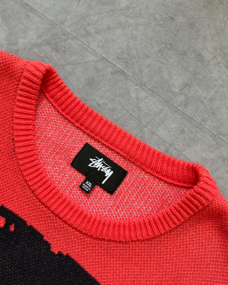Stussy 스투시 밥 말리 레드 스웨터 8