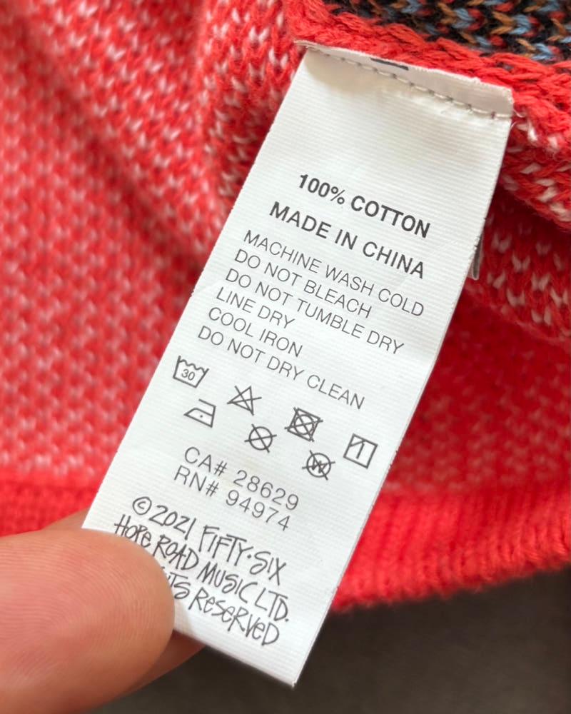 Stussy 스투시 밥 말리 레드 스웨터 9