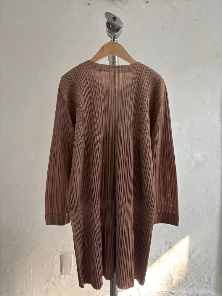 Pleats Please 플리츠플리즈 브라운 플리츠 집업 자켓 11