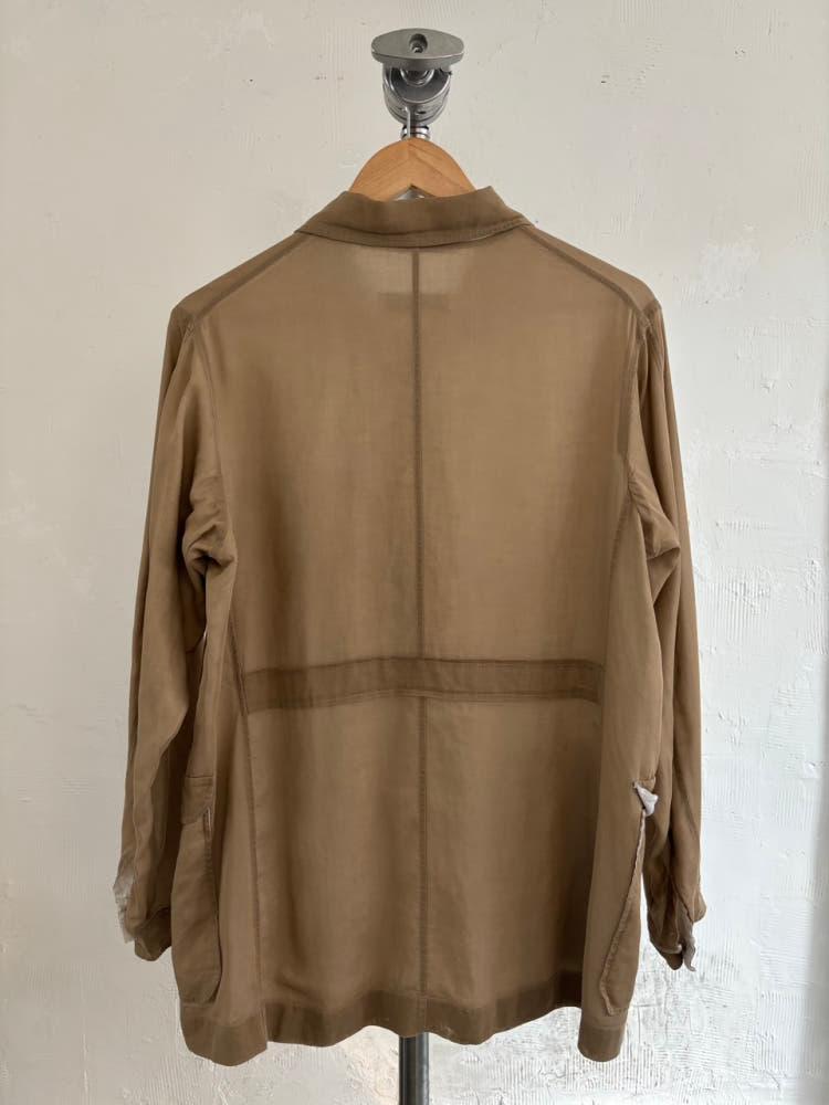 Jil Sander 질샌더 베이지 쓰리 포켓 셔츠 자켓 10