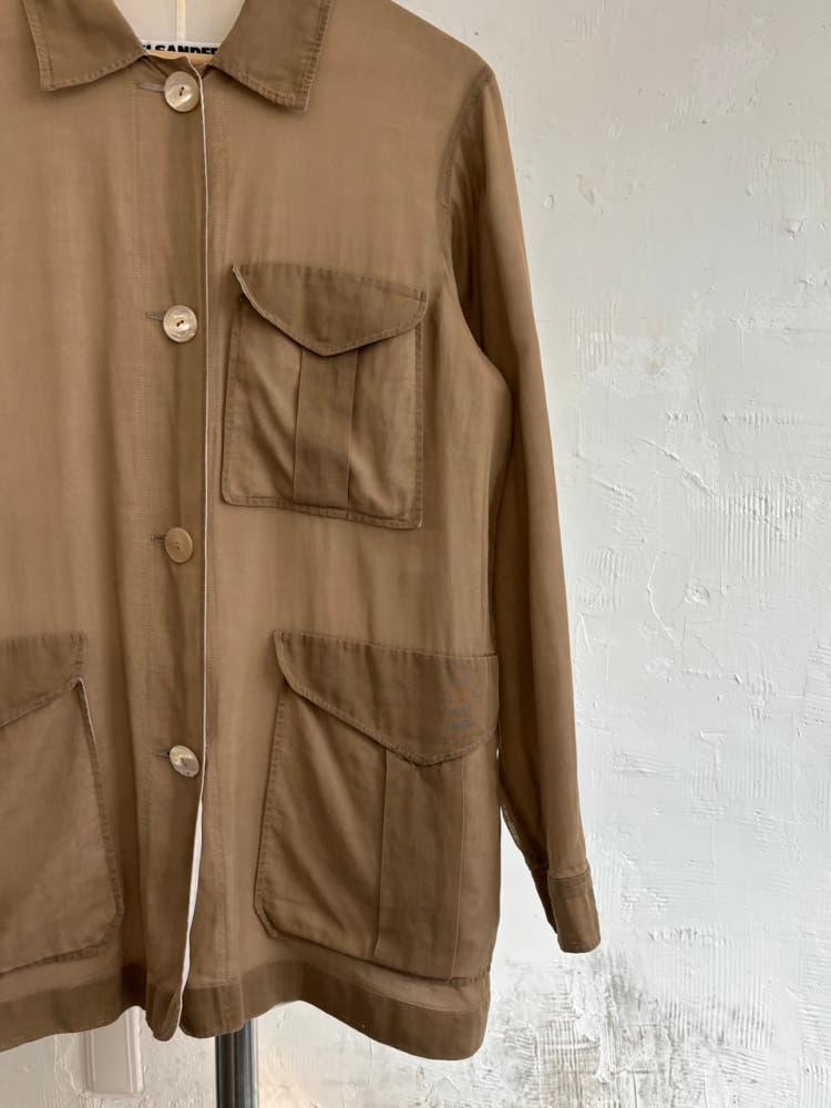Jil Sander 질샌더 베이지 쓰리 포켓 셔츠 자켓 11