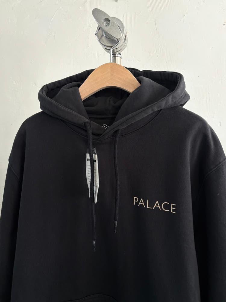 Palace 팔라스 18FW 블랙 칩 후드 5