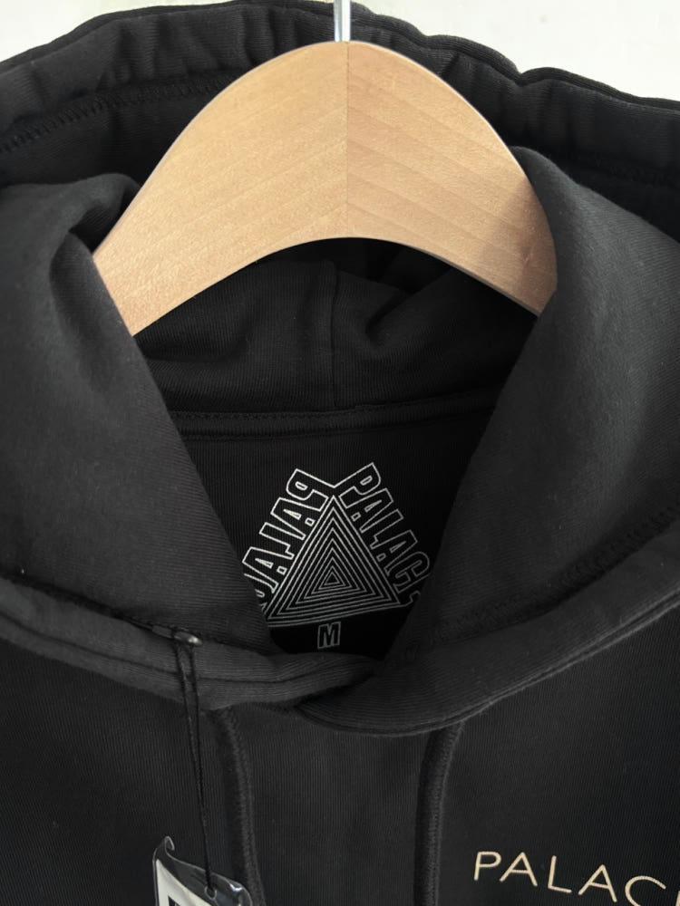 Palace 팔라스 18FW 블랙 칩 후드 7