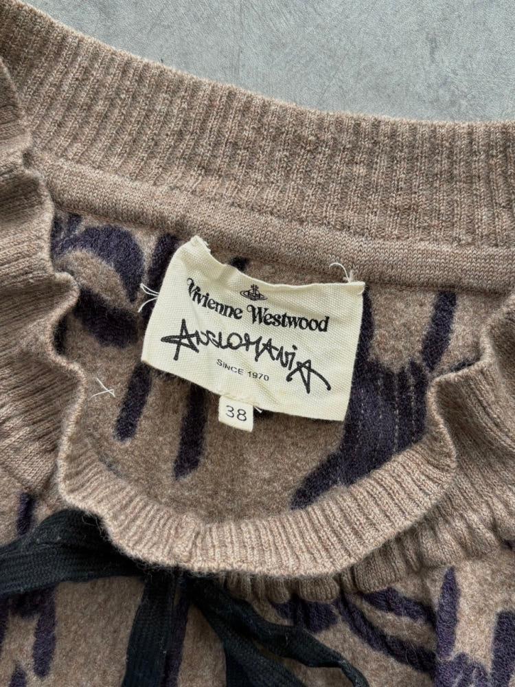 Vivienne Westwood 비비안웨스트우드 앵글로매니아 리본 베이지 니트 9