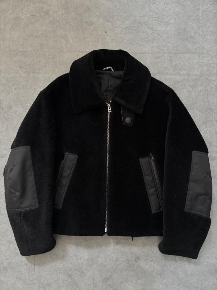 Solid Homme 솔리드 옴므 22FW 블랙 플리스 퍼 자켓 3