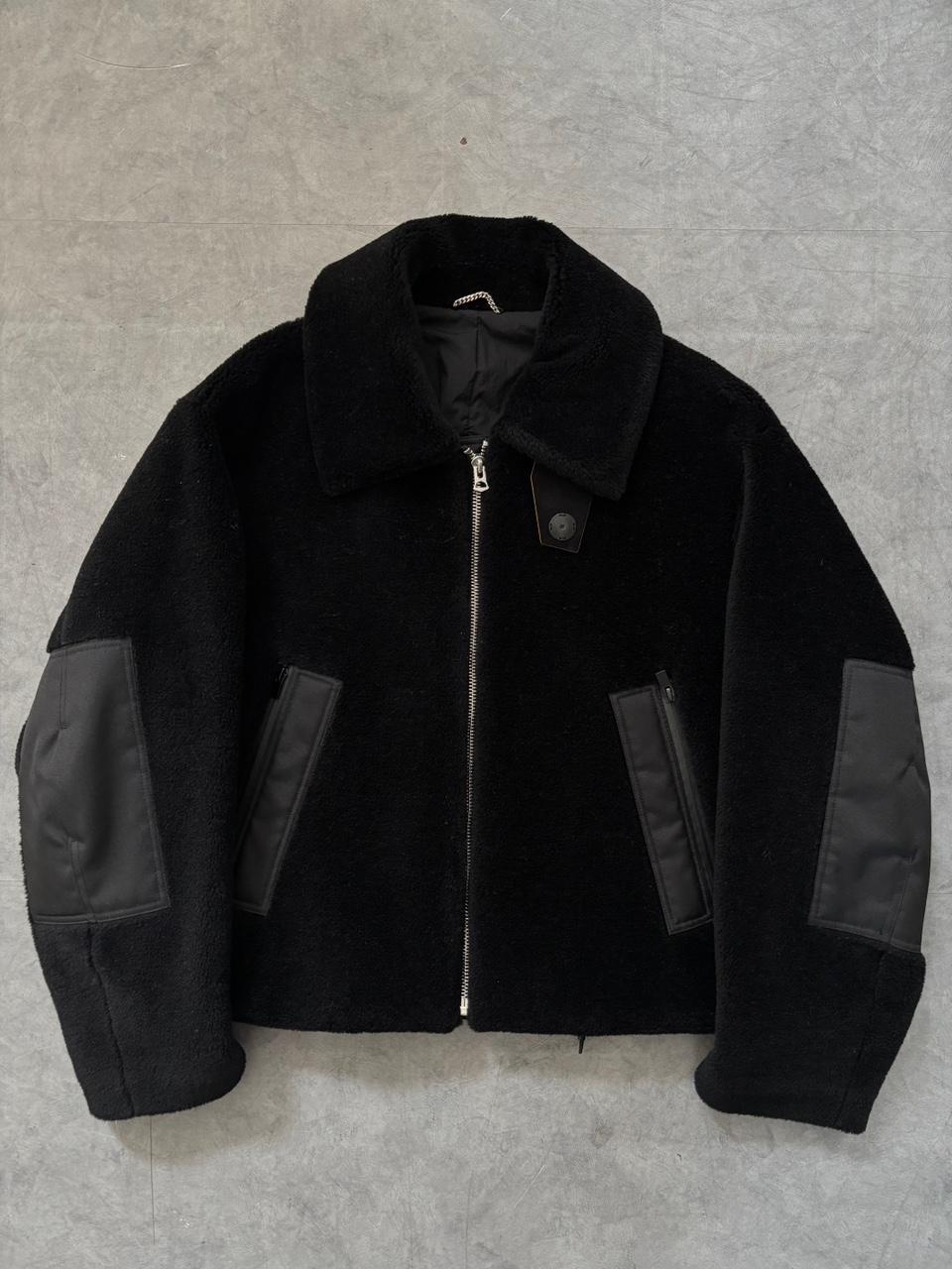 Solid Homme 솔리드 옴므 22FW 블랙 플리스 퍼 자켓 2
