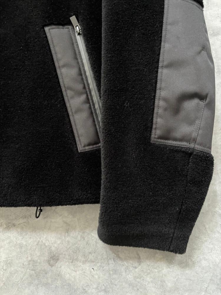 Solid Homme 솔리드 옴므 22FW 블랙 플리스 퍼 자켓 4