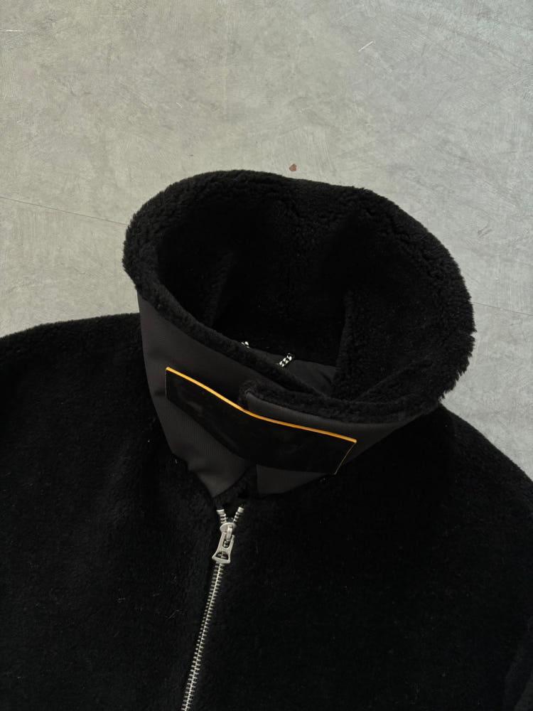 Solid Homme 솔리드 옴므 22FW 블랙 플리스 퍼 자켓 5