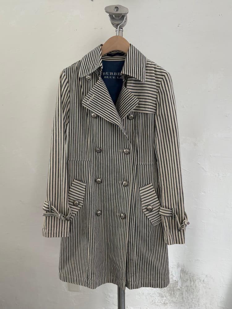 Burberry 버버리 블루라벨 스트라이프 더블 코트 3