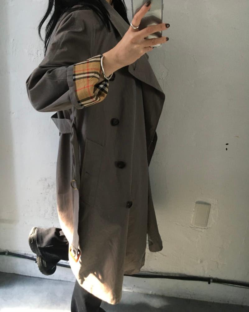 Burberry 버버리 런던 브라운베이지 롱 코트 3