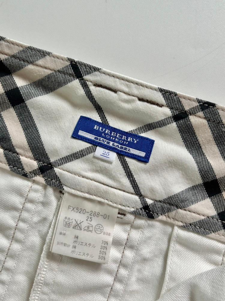 Burberry 버버리 블루라벨 화이트 플리츠 스커트 8