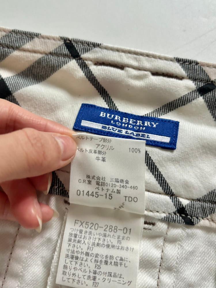 Burberry 버버리 블루라벨 화이트 플리츠 스커트 7
