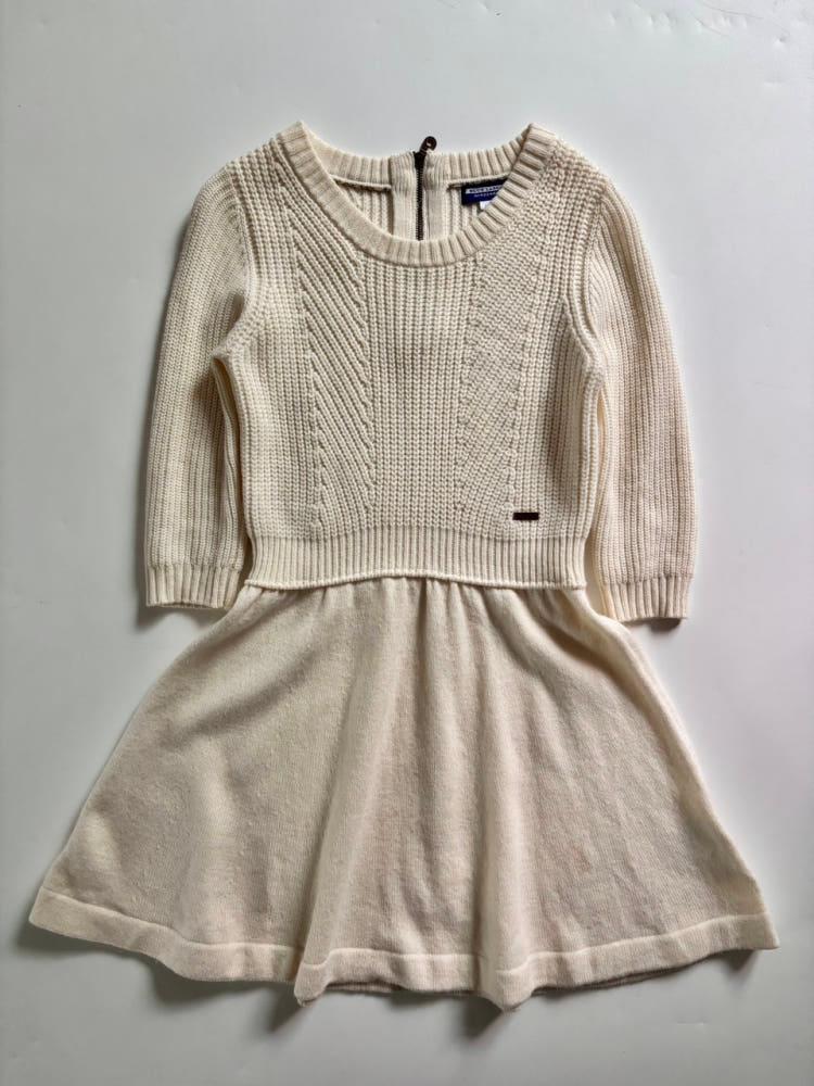 Burberry 버버리 블루라벨 아이보리 케이블 니트 원피스 6